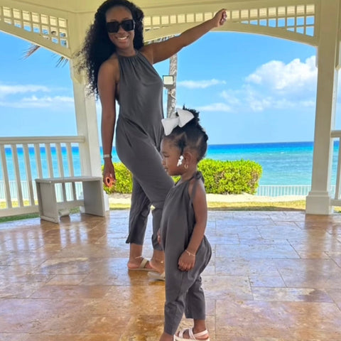 Loszittende Jumpsuit Mama & Ik (Matching)