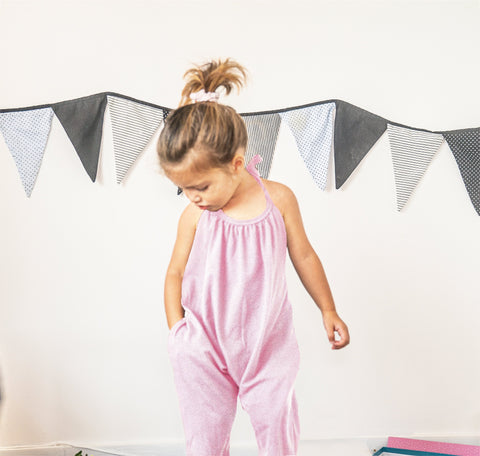Loszittende Jumpsuit Mama & Ik - 50% UIT
