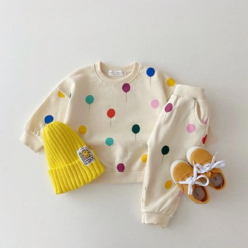 Baby Balloon Shirt and Pants Set